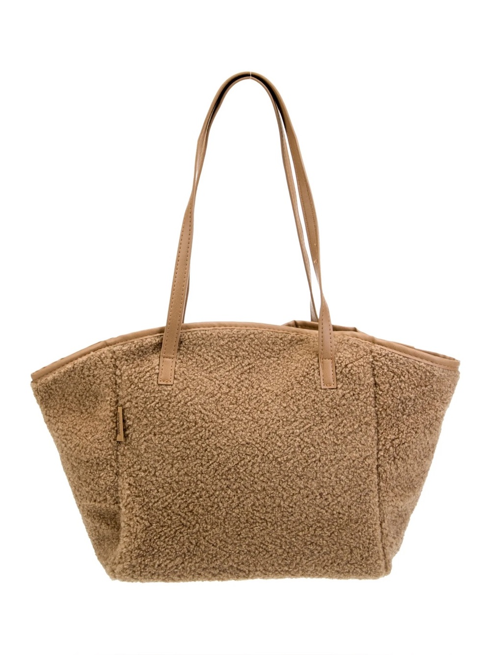 Neiman Marcus Reversible Faux Shearling Tote